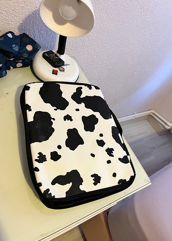 inek deseni Baskılı tablet Çantası - Görsel 2