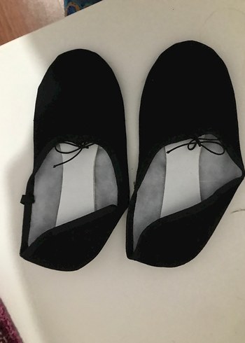 Kız Çocuk Siyah Cırtlı Bale Ayakkabısı - Görsel 2