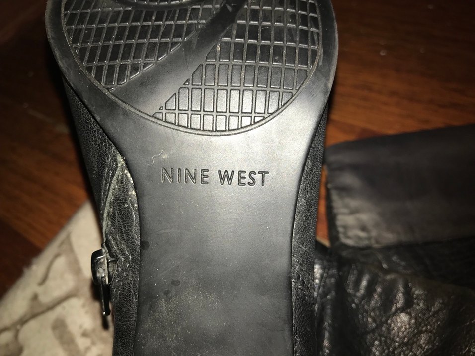 Siyah Deri Stiletto Topuklu Dizüstü Çizmeler - Görsel 4