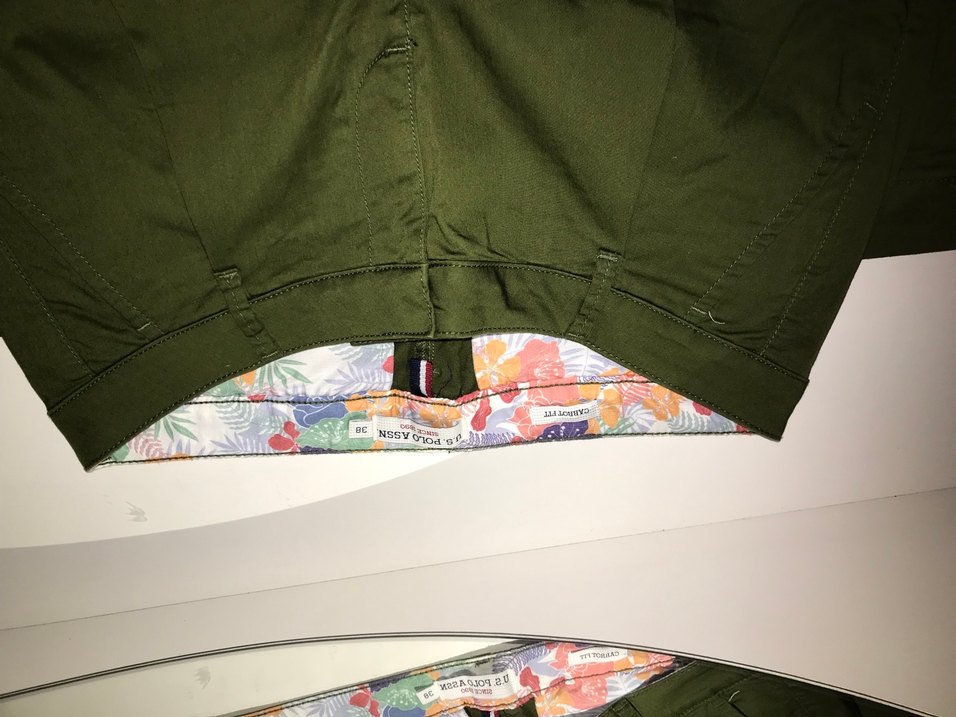 Renkli Desenli İç Detaylı Yeşil Erkek Pantolon - Görsel 2