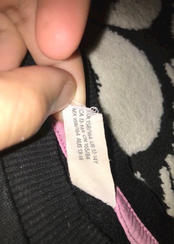 Kız Çocuk Siyah Baskılı Uzun Kollu Tişört - Görsel 4