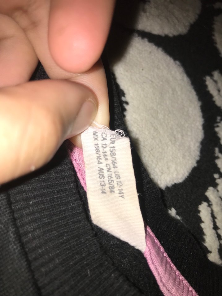 Kız Çocuk Siyah Baskılı Uzun Kollu Tişört - Görsel 4