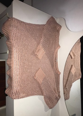 Bej Yarım Balıkçı Yaka Kadın Triko Kazak - Görsel 3