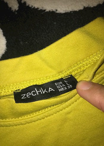 New York Baskılı Sarı Kadın Sweatshirt - Görsel 3