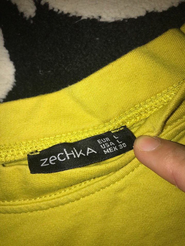 New York Baskılı Sarı Kadın Sweatshirt - Görsel 3