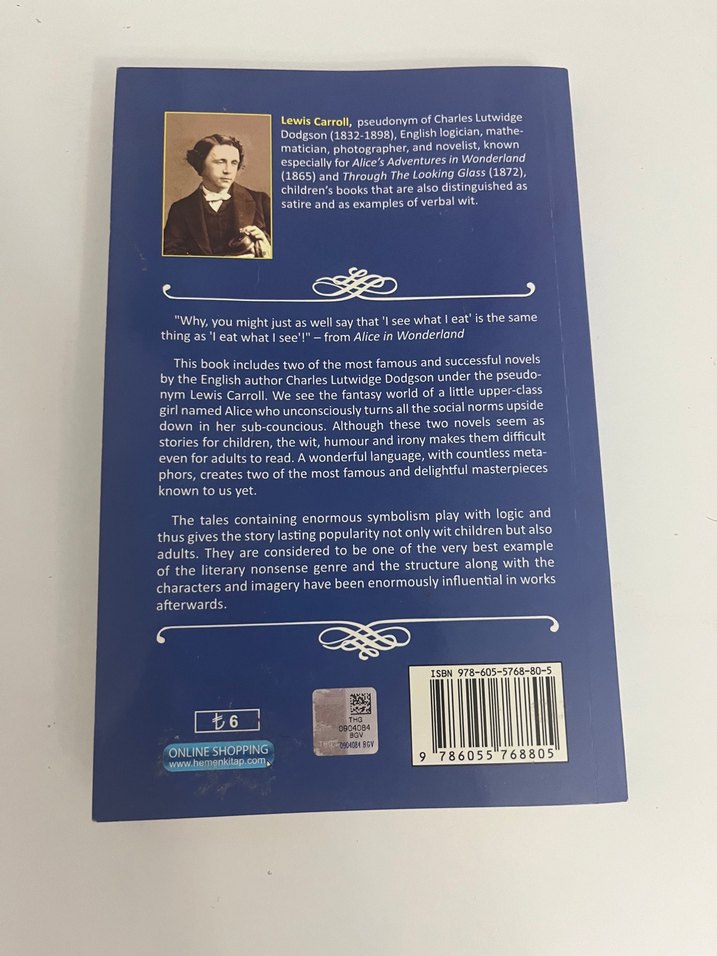 Alice Harikalar Diyarında & Aynanın İçinden Kitap - Görsel 2