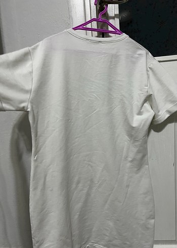 Calvin Klein Calvin Klein Jeans Beyaz Payetli Tişört Elbise