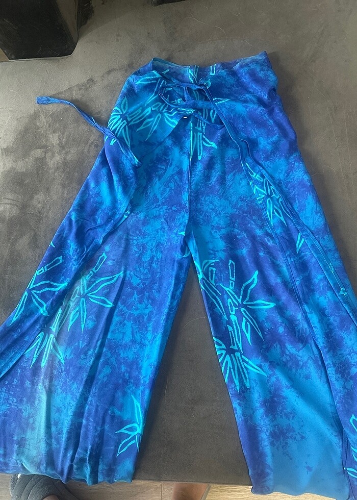 Wrap pantolon pareo - Görsel 2