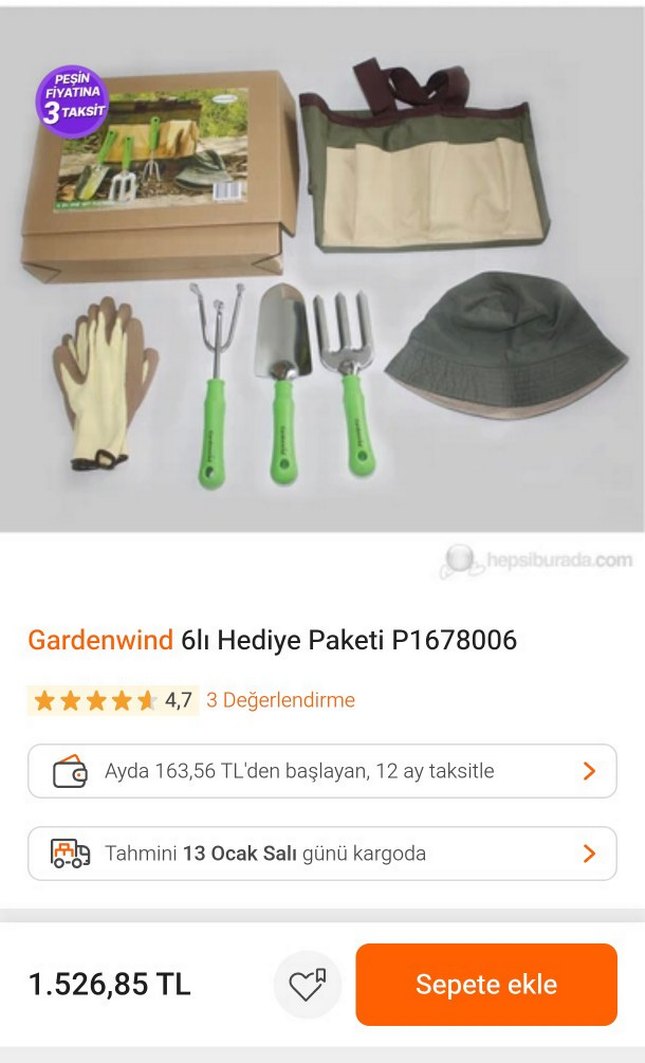 Gardenwind 6'lı Bahçe Seti Hediye Paketi - Görsel 2
