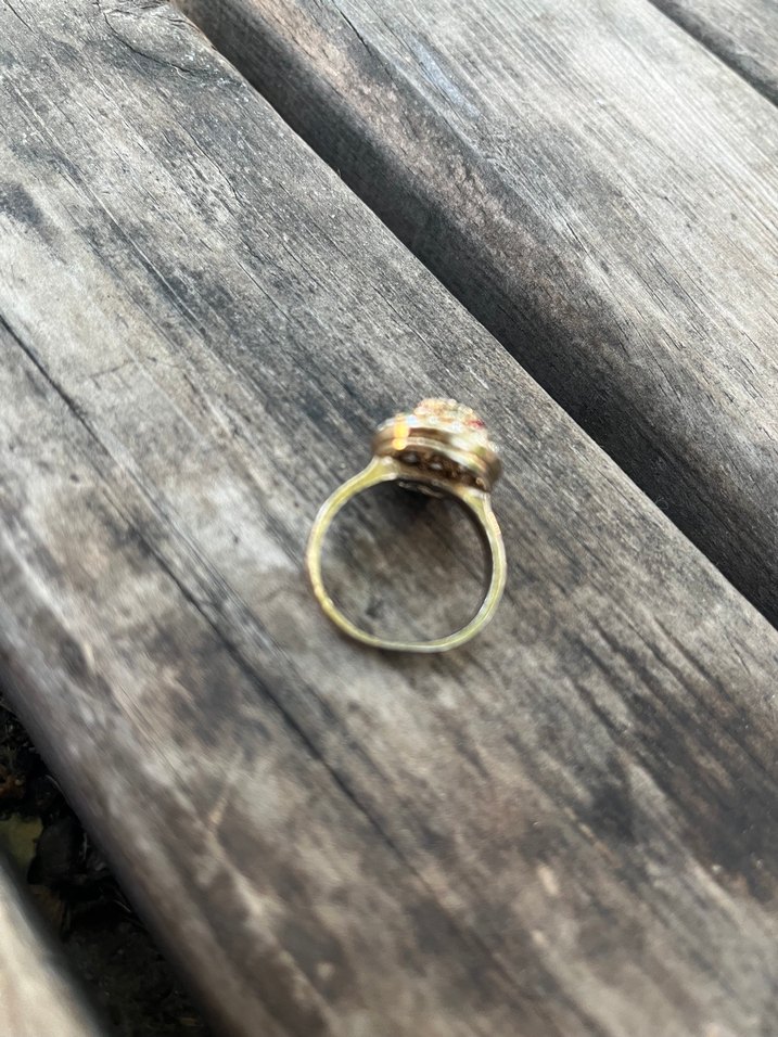 Bohem Yeşil Boncuklu Vintage Yüzük - Görsel 2