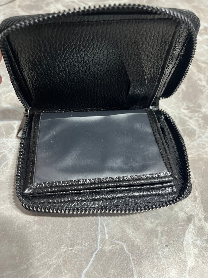 Siyah Deri cüzdan - Görsel 4