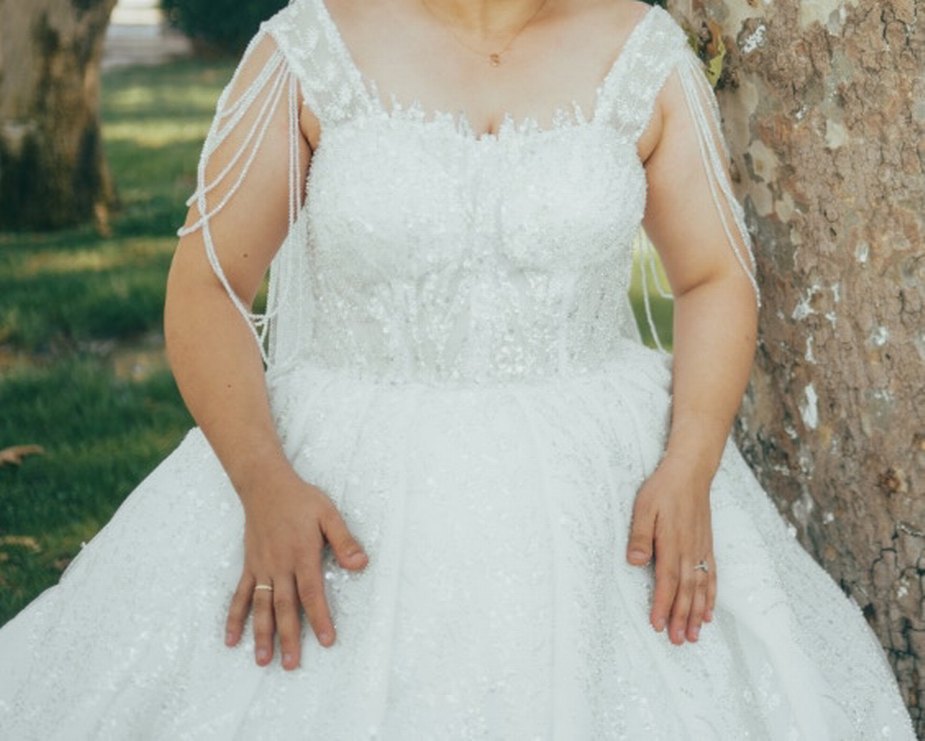 Modern Klasik Prenses Gelinlik - Görsel 3