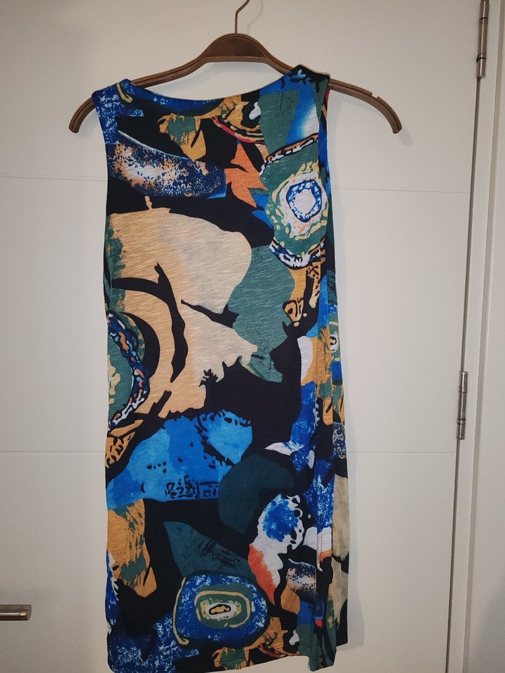 Bohem Çok Renkli Desenli elbise - Görsel 2