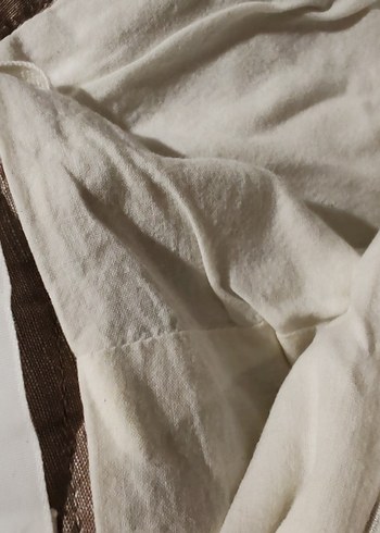 Bej Gri Midi Pilili Kadın Etek - Görsel 4