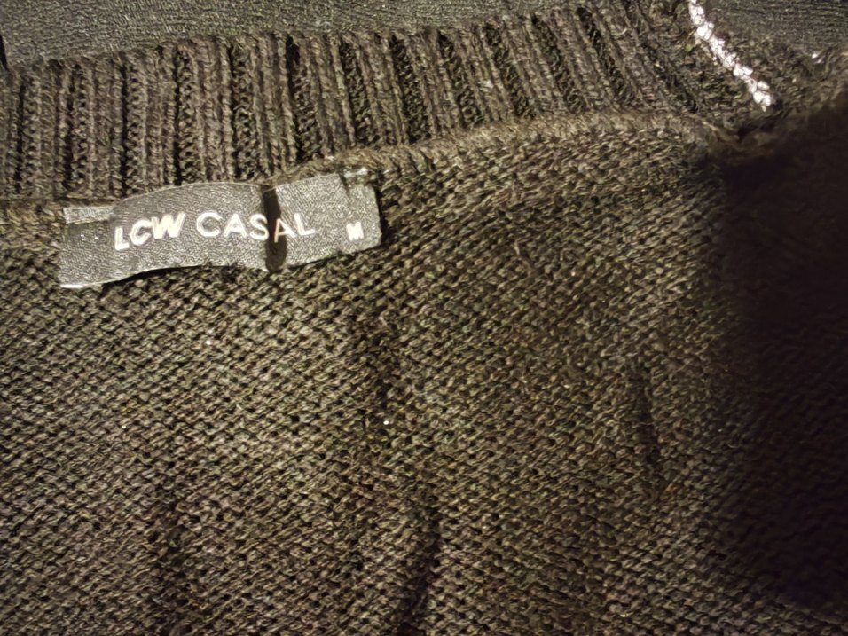 Gri Siyah Örgü Yılan Desenli Kadın Kazak - Görsel 3