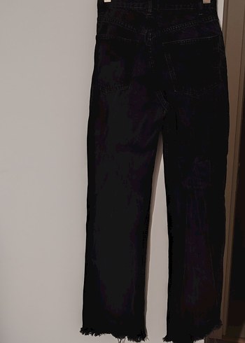 Siyah Kadın Denim Normal Boy Jean - Görsel 2