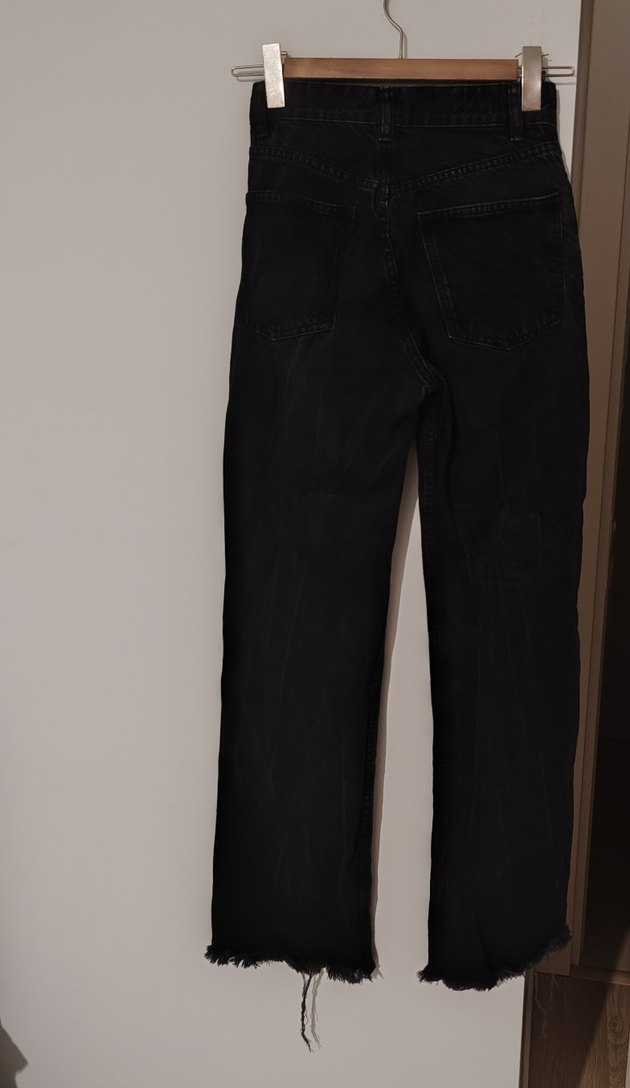 Siyah Kadın Denim Normal Boy Jean - Görsel 2