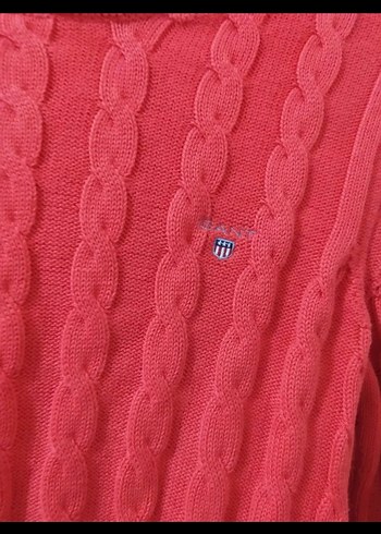 36 Beden Pembe Örgü Kadın Triko Sweatshirt