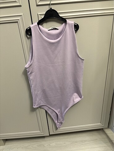 Lila çıtçıtlı body