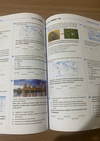 11. Sınıf Coğrafya Soru Bankası Özel Ders - Görsel 3