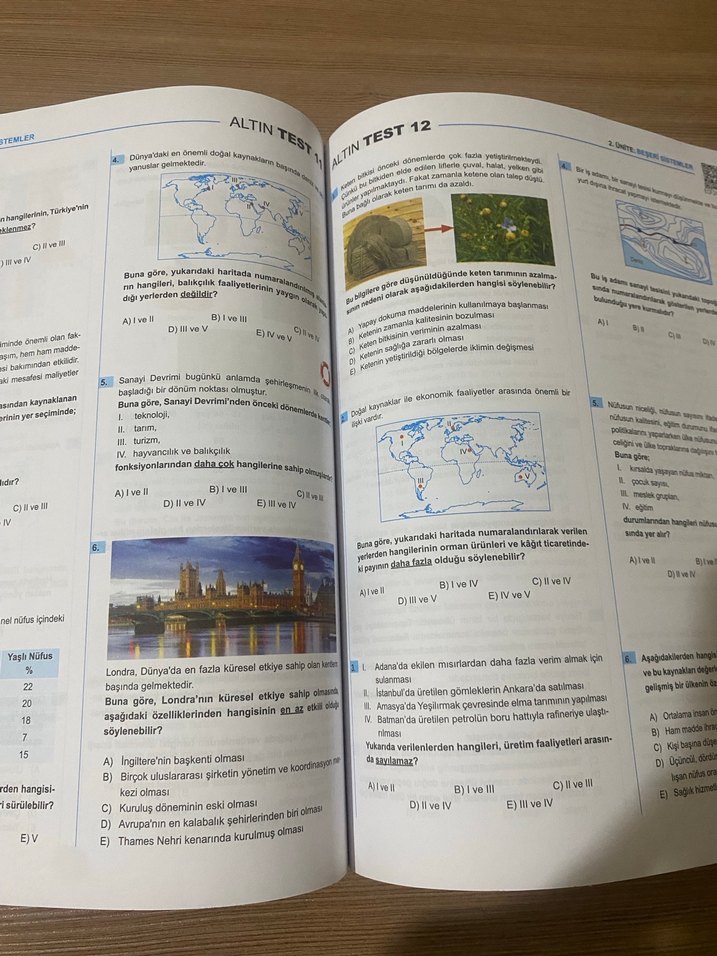 11. Sınıf Coğrafya Soru Bankası Özel Ders - Görsel 3