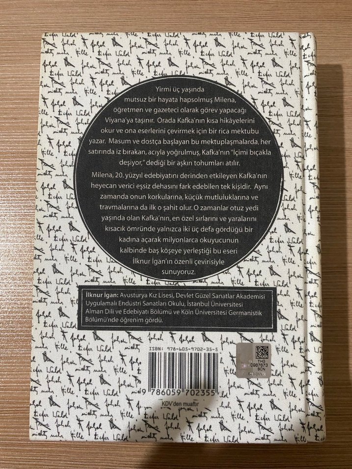 Milena'ya Mektuplar - Franz Kafka - Görsel 2