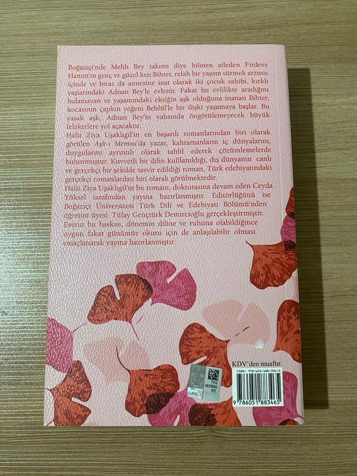 Aşk-ı Memnu - Halit Ziya Uşaklıgil - Görsel 2