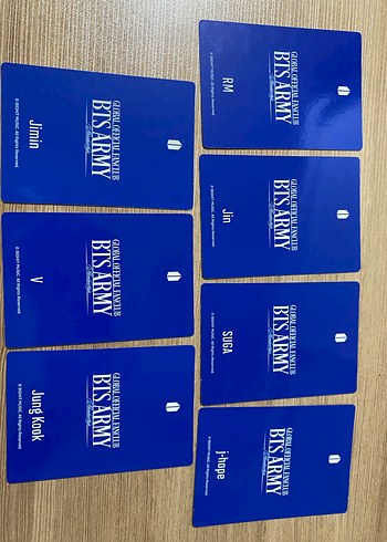 Bts Global Membership PhotoCards - Görsel 2