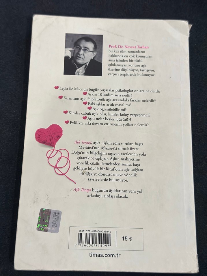 Aşk Terapi - Prof. Dr. Nevzat Tarhan - Görsel 3