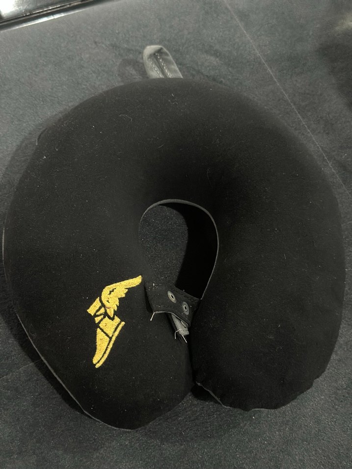 Gri Baskılı Boyun Yastığı - Görsel 3