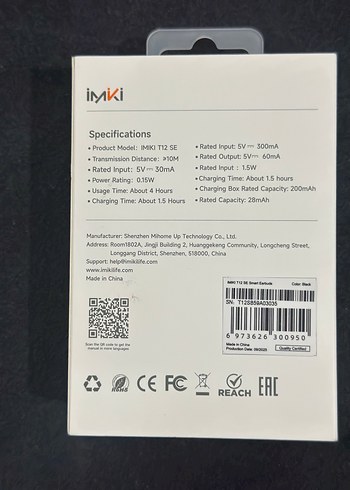 iMKi T12 SE Kablosuz Kulaklıklar Gri - Görsel 2