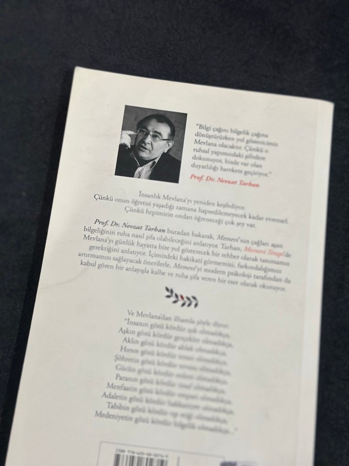 Mesnevi Terapi - Prof. Dr. Nevzat Tarhan - Görsel 3