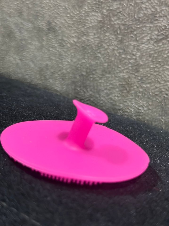 Pembe Silikon Yüz Temizleme Pedi - Görsel 2