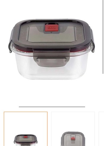 Kilitli Gri Saklama Kabı