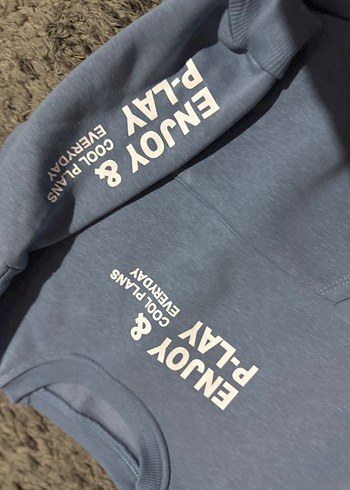 Mavi Erkek Çocuk Sweatshirt Uzun Kollu - Görsel 2