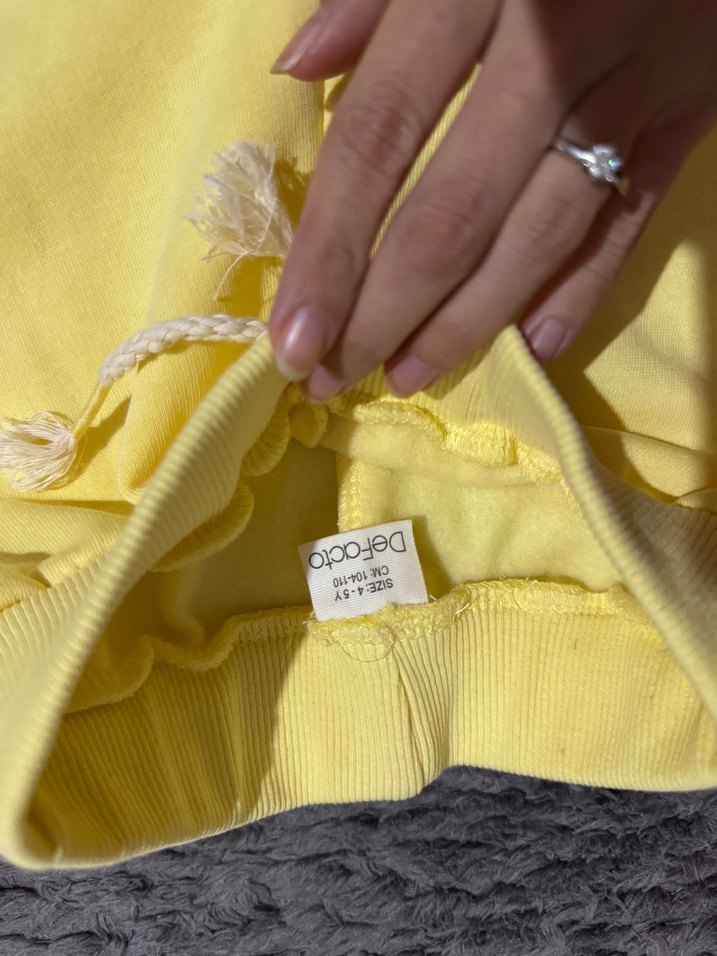 Sarı Rahat Kesim Eşofman - Görsel 2