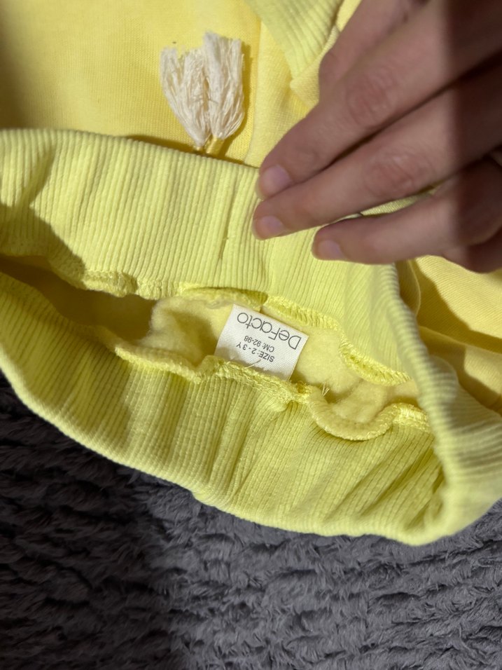 Sarı Kız Çocuk Eşofman Takımı - Görsel 2