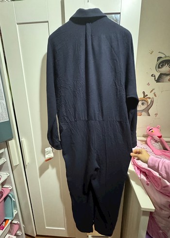 Lacivert Keten Tulum - Görsel 8