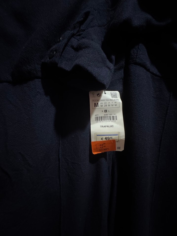 Lacivert Keten Tulum - Görsel 3