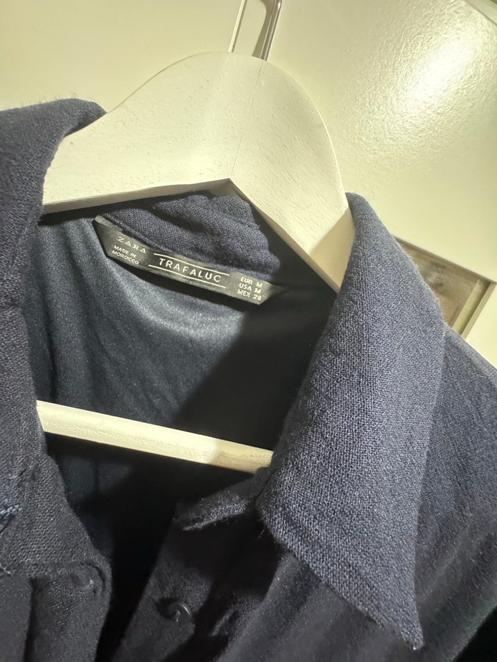 Lacivert Keten Tulum - Görsel 2