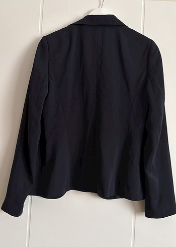 Lacivert Düğmeli Kadın Blazer Ceket - Görsel 4