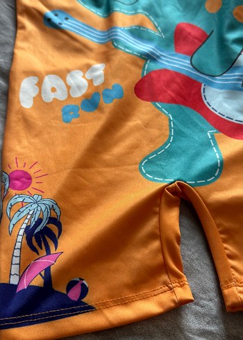 Renkli Dinozor Baskılı Erkek Mayo Takımı - Görsel 3