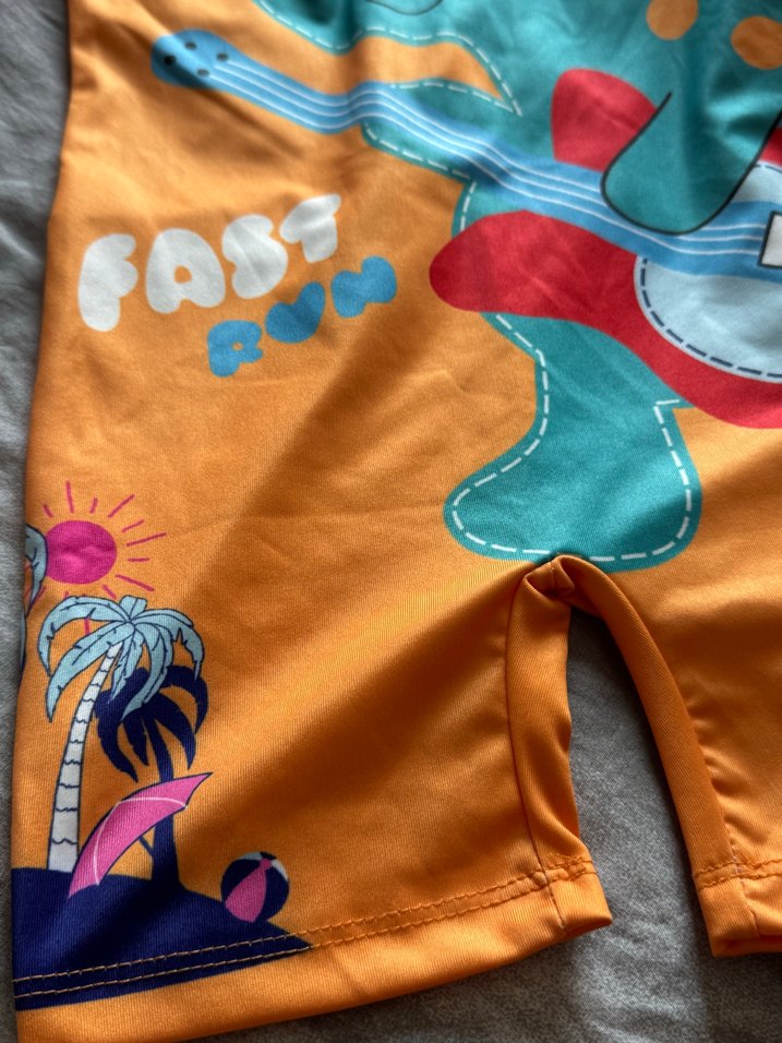 Renkli Dinozor Baskılı Erkek Mayo Takımı - Görsel 3