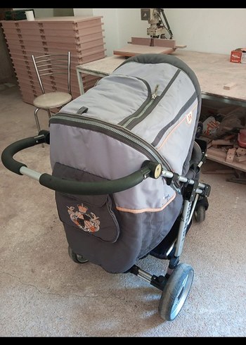 Pierre Cardin Gri Bebek Arabası Çok Fonksiyonlu