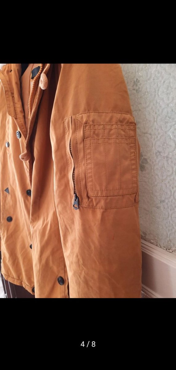 Bej Düğmeli Erkek Süet Ceket - Görsel 4