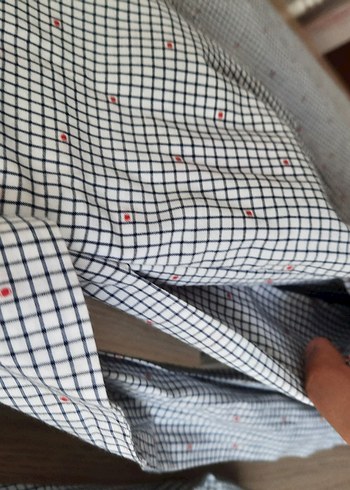 Gri Uzun Kollu Düğmeli elbise - Görsel 9