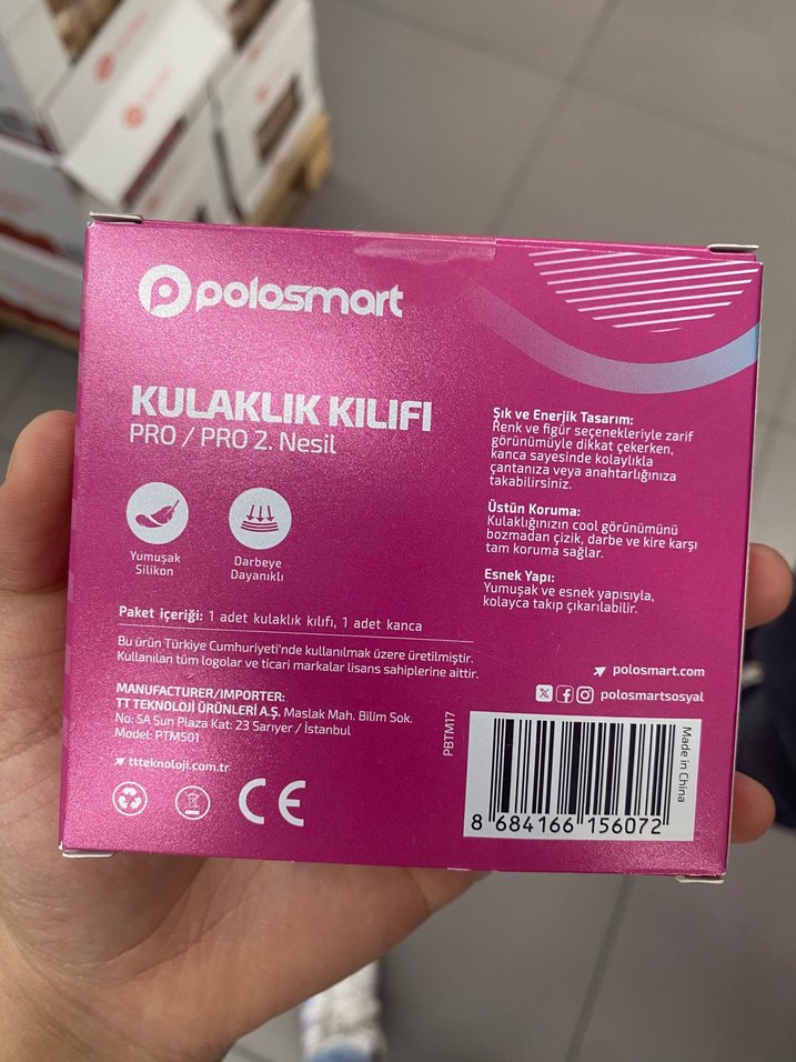 Opolosmart Pembe Kulaklık Kılıfı her renk mevcut - Görsel 2