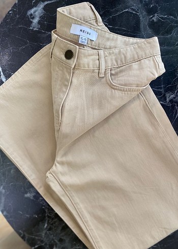 Straight kalıp keten pantolon - Görsel 2