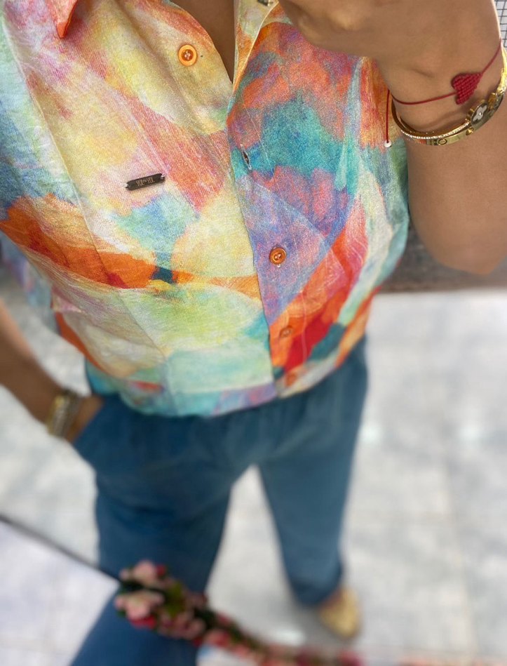 Kadın Kadife Salaş Haki Pantolon - Görsel 2