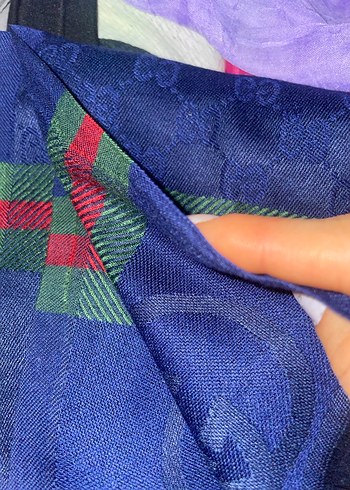 Kadın Çok Renkli Drapeli Sokak Stili Şal - Görsel 3